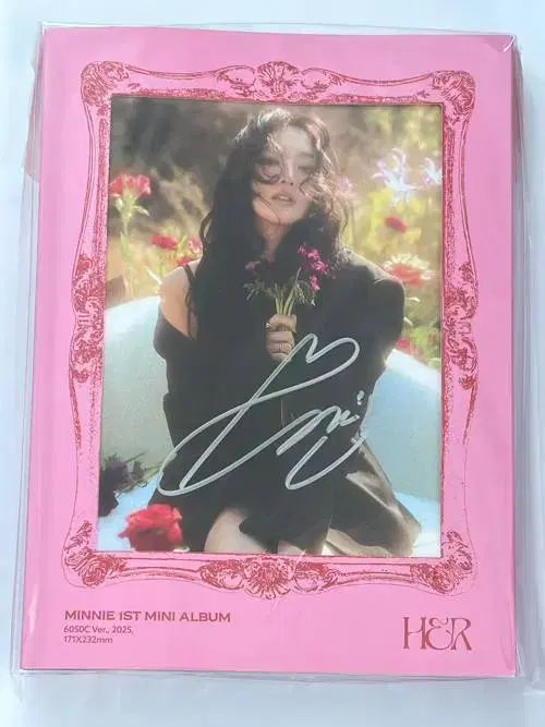 idle ワーナー プリントサイン&メッセージ トレカ ミンニ G)I-DLE FC