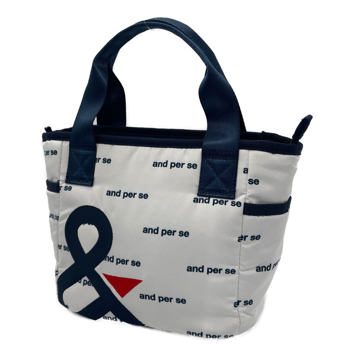 and per se】ネイビーカートバッグ and per se アンパスィ ネイビー