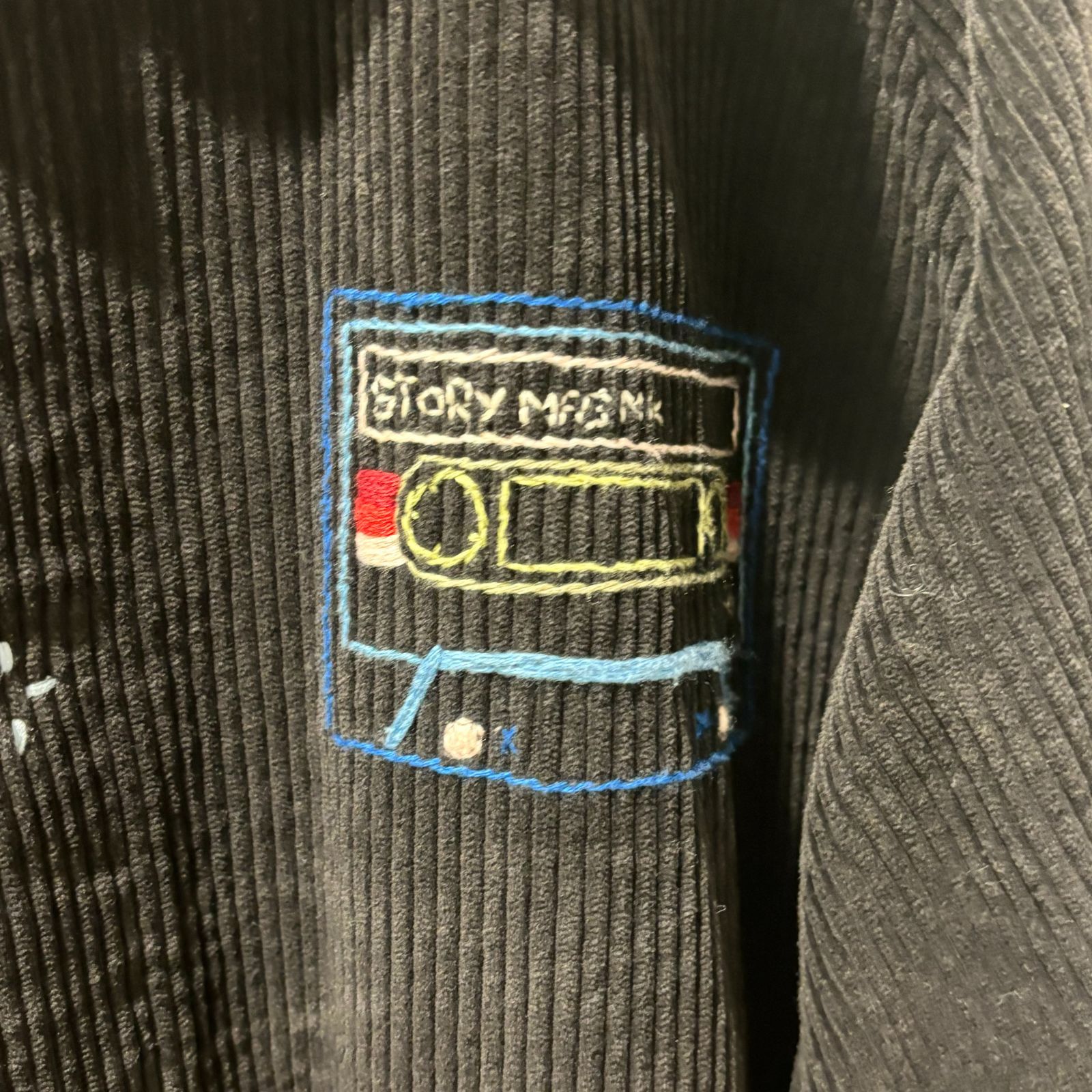 STORY MFG ストーリーエムエフジー コーデュロイ ジャケット ブラック