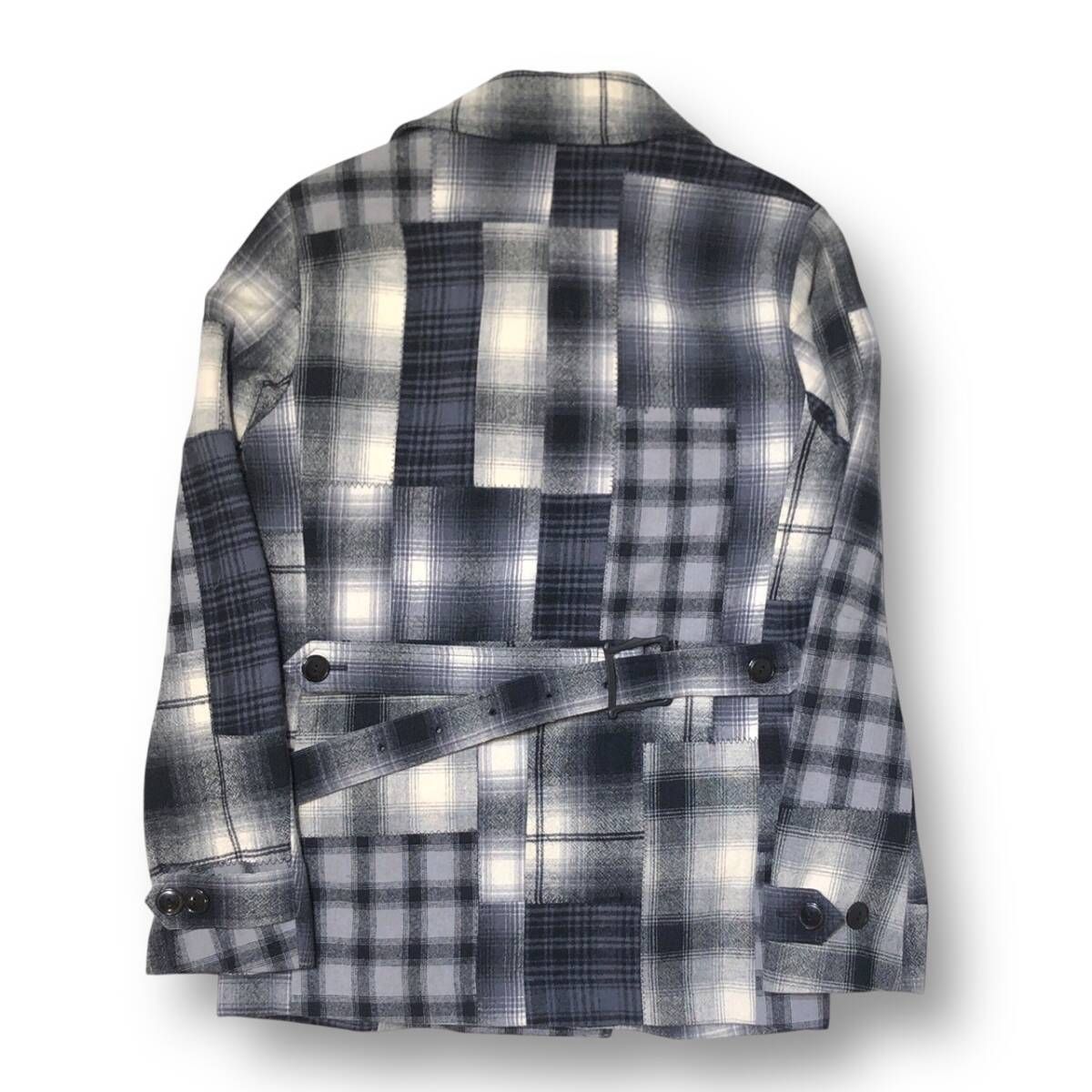 07aw archive NUMBER N INE Ombre Check Patchwork Jacket size 2 オンブレチェックパッチワークジャケット アーカイブ ナンバーナイン
