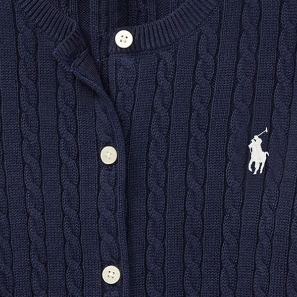 ラルフローレン コットンケーブルカーディガン