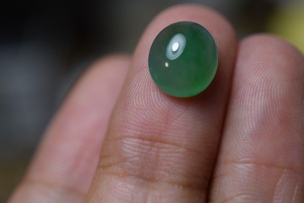 RS10-181 氷種 宝石質 ミャンマー産 天然 A貨 本翡翠 ルース 硬玉  