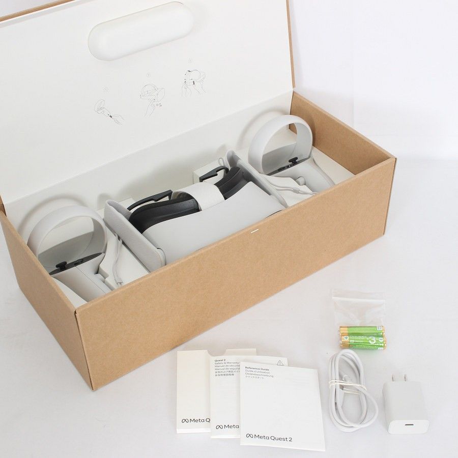 美品　 Quest 2 256GB ヘッドマウントディスプレイ 美品】Meta Quest 2 256GB VR ヘッドマウントディスプレイ