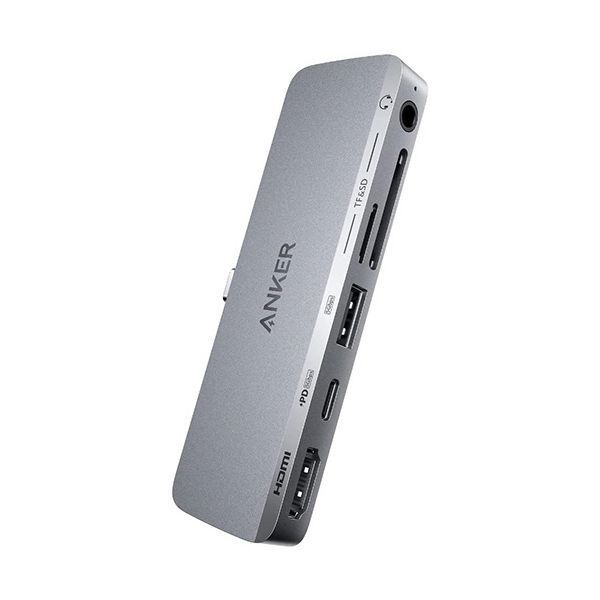 アンカージャパン ANKER 541 USB-Cハブ 6-in-1 for iPad PD対応 グレー A83630A1 1個