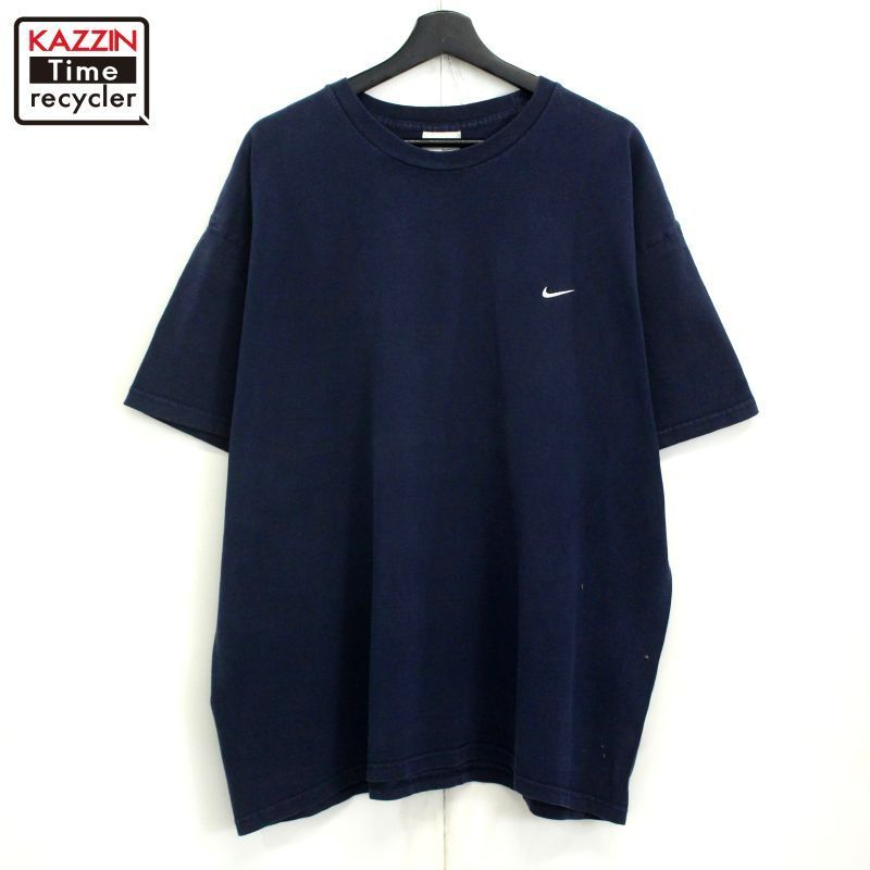 00s NIKE ワンポイント スウォッシュ 半袖Ｔシャツ メンズ 表記XXLサイズ