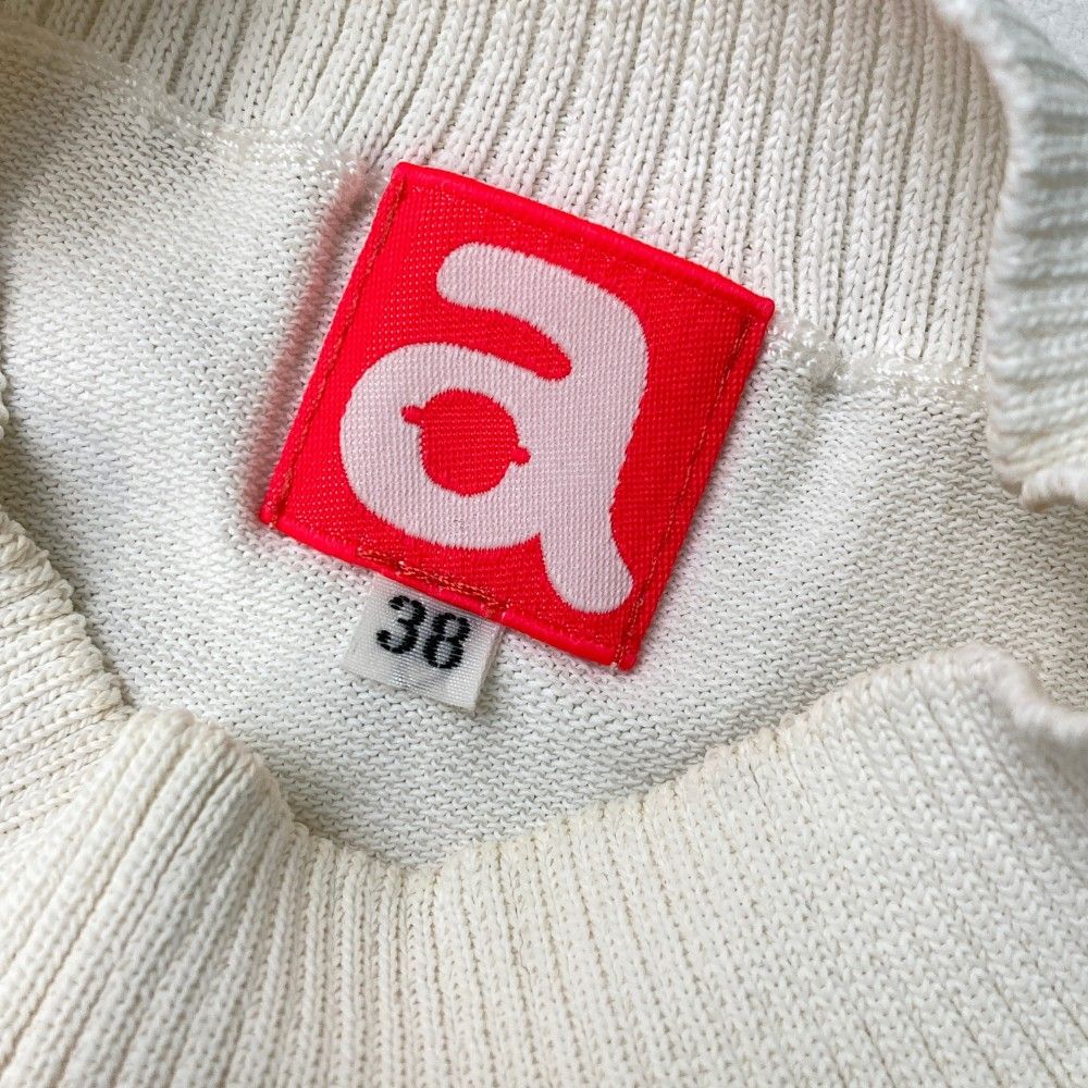 サイズ：38 ARCHIVIO アルチビオ ハイネック ニットセーター ホワイト