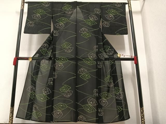 平和屋着物□極上 国指定重要無形文化財 本場久米島紬 手織 逸品