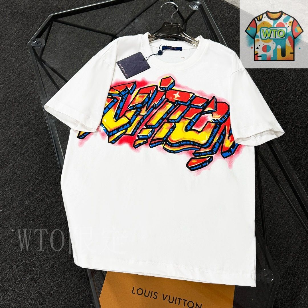 未使用LOUIS VUITTON プリントTシャツ ブラウン 楽天市場】Louis Vuitton ルイヴィトン（Tシャツ・カットソー