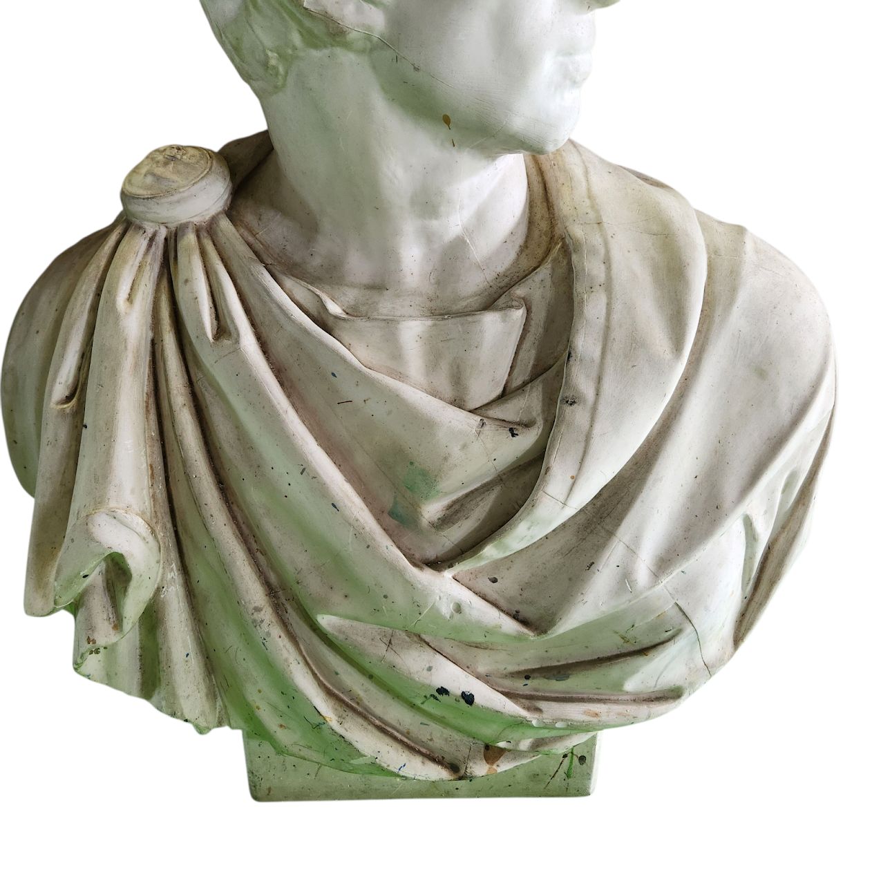 直接引渡限定　石膏像 ブルータス 胸像 デッサン 美術教材 インテリア 大型 直接引渡限定 石膏像 ブルータス 胸像 デッサン 美術教材