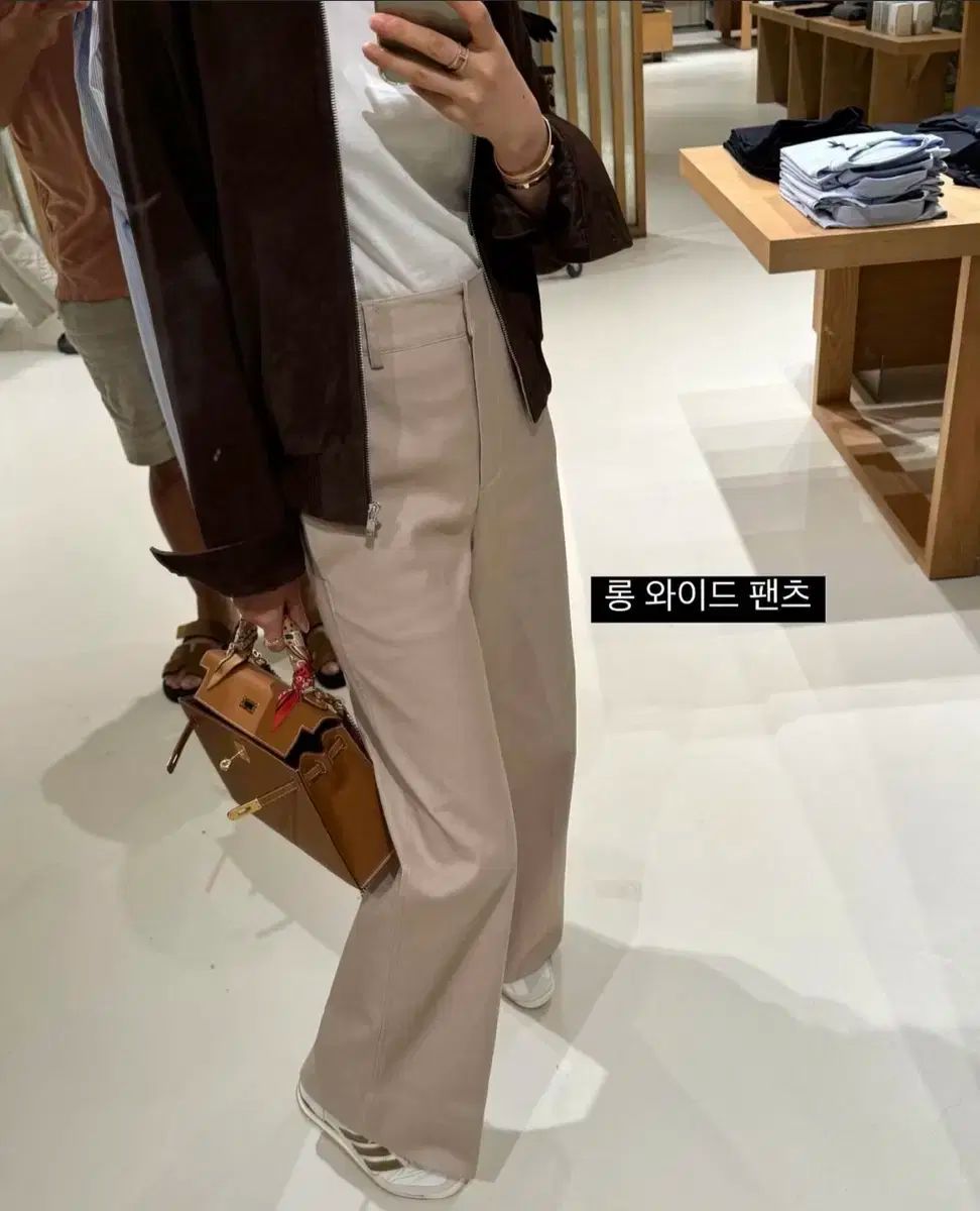 ジャスミン K ロングワイドパンツ S サイズ