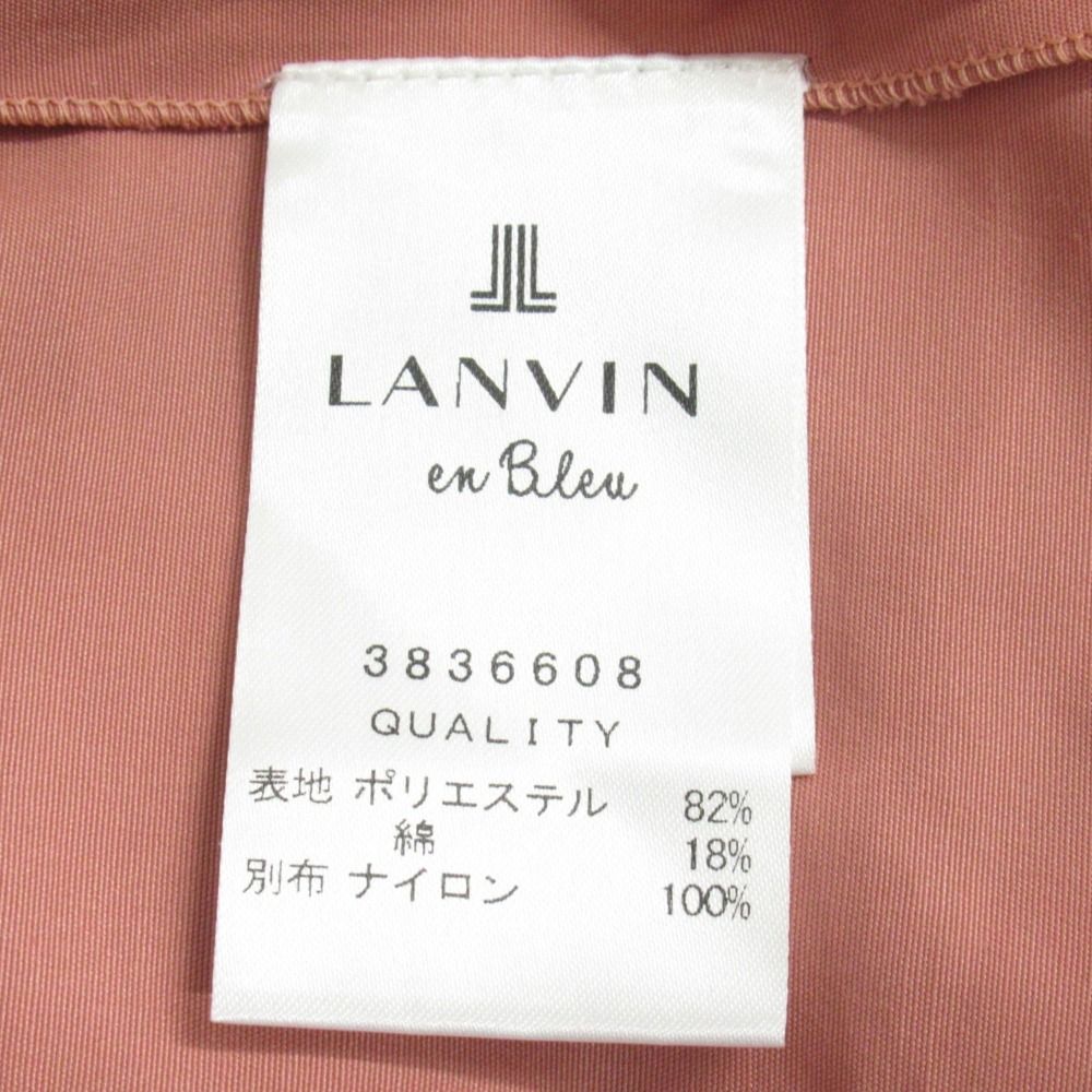 「LANVIN en Bleu」 長袖ニット 38 ピンク レディース LANVIN en Bleu - LANVIN en Bleu(ランバンオンブルー) 長袖