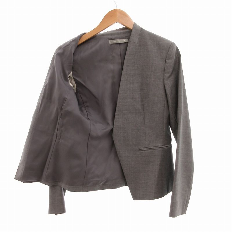 LOISIR セットアップ　ノーカラージャケット・スカート　新品未使用 ノーカラージャケットスカートセットアップ（スーツセット