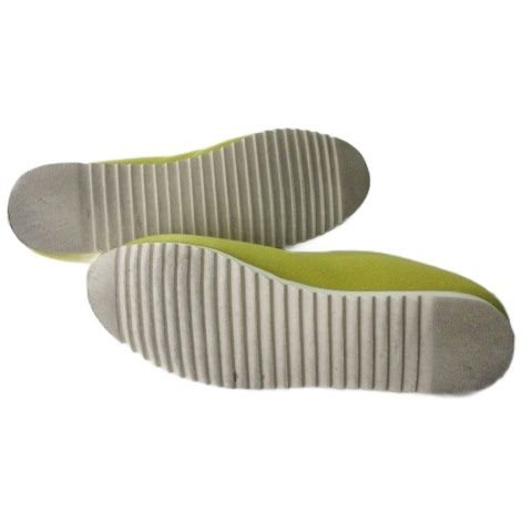  ババグーリ Babaghuri ヨーガンレール パンプス フラットシューズ キャンバス マスタード 23.5 cm ハイヒール パンプス パンプス