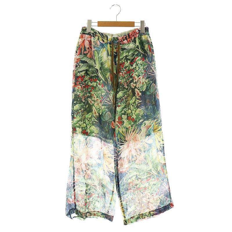 美品 パンダーニ 5ポケット ランニングパンツ ウサギ ブルー