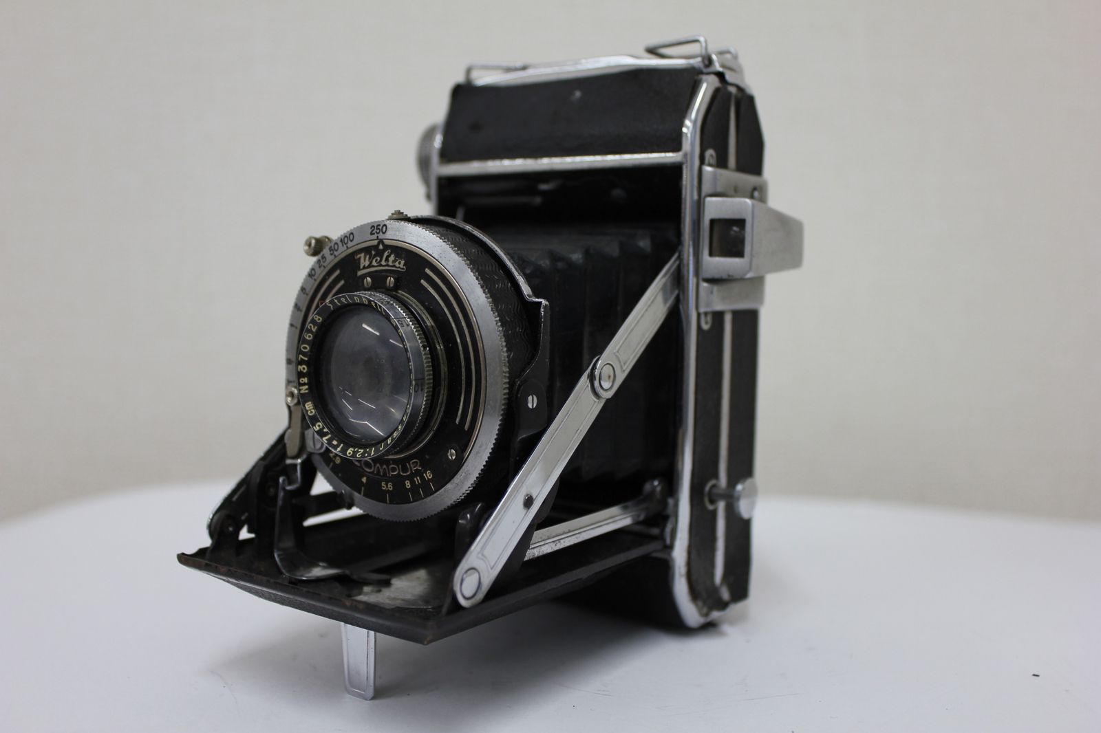 訳あり品 ウェルタ Welta Steinbell Munchen Cassar 7.5cm F2.9 蛇腹カメラ e3078