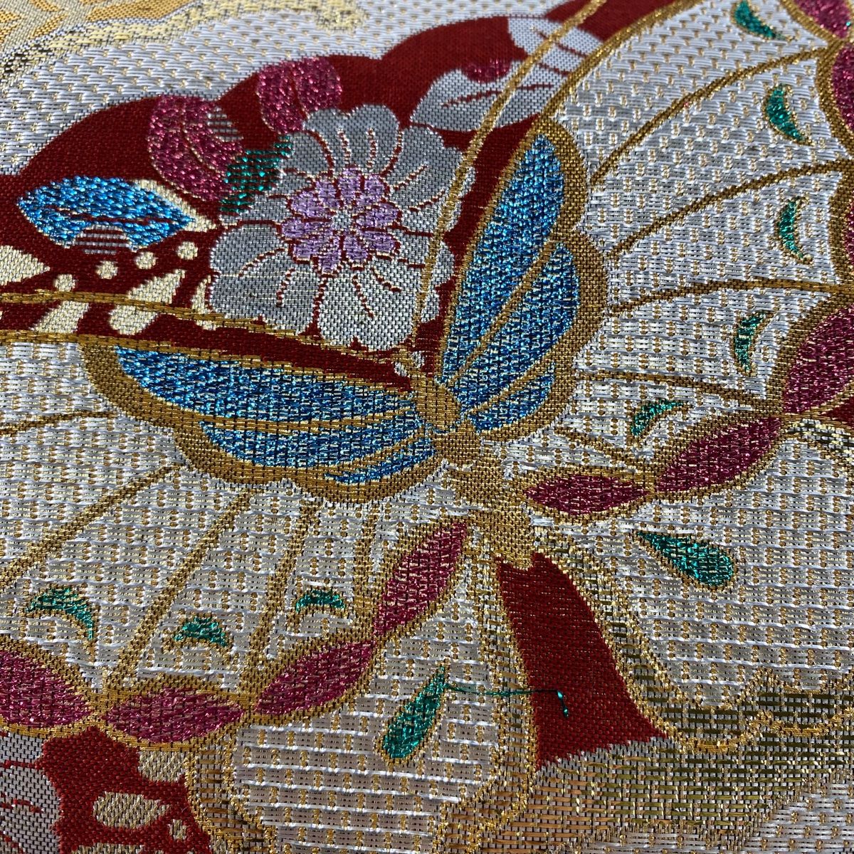 専用帯2634 2528 二本セット ●さが美扱い 高級 正絹 六通 袋帯 Amazon.co.jp: 西陣織最高級袋帯（株）絲屋善創 黒金引箔地吉祥