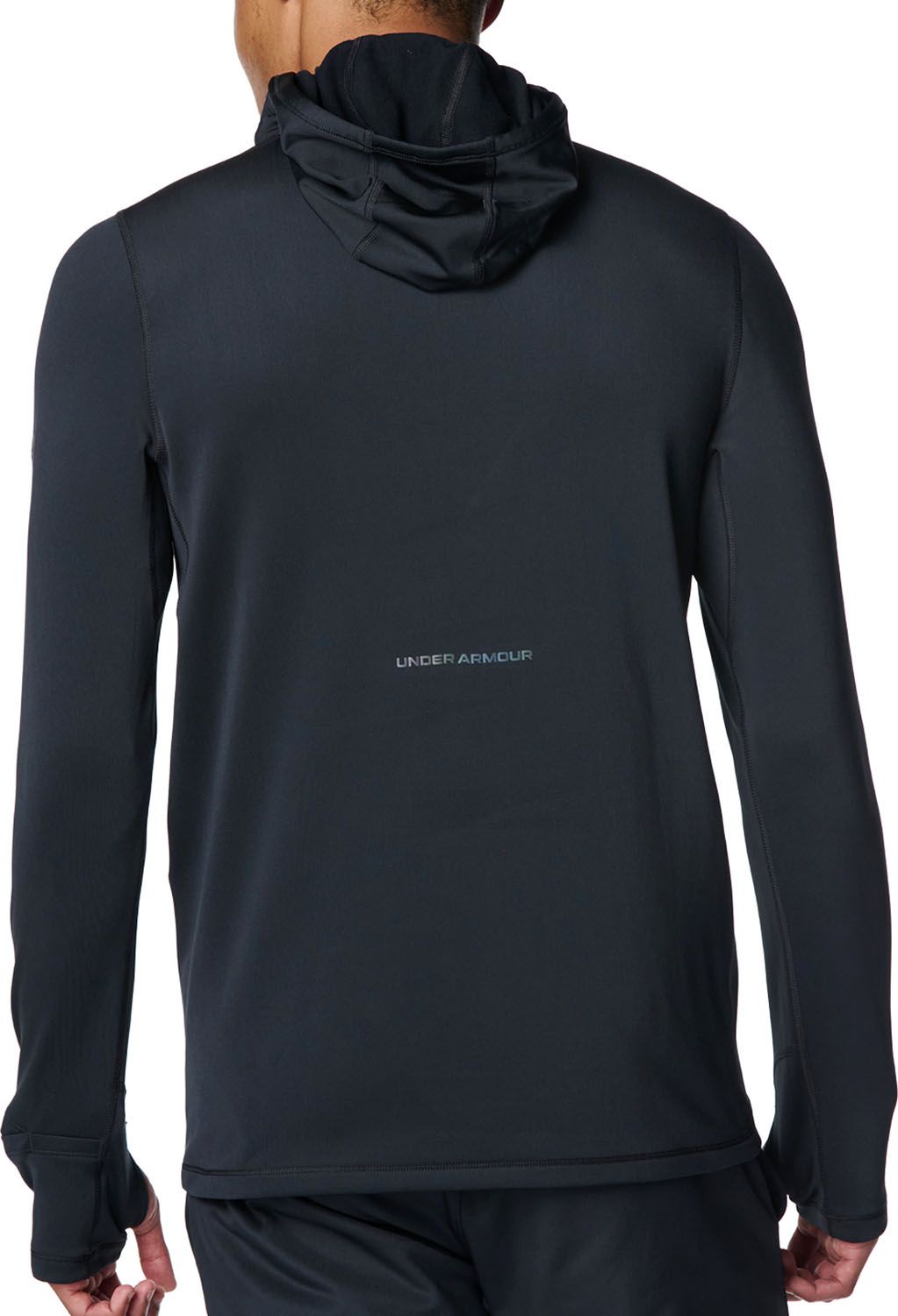 アンダーアーマー UNDER ARMOUR UA COLD WEATHER PRO HOODIE メンズ 長袖トップス フーディ パーカー 吸汗速乾 起毛 トレーニング 冬 フェイスカバー バラクラバ 6007388 001 BLACK