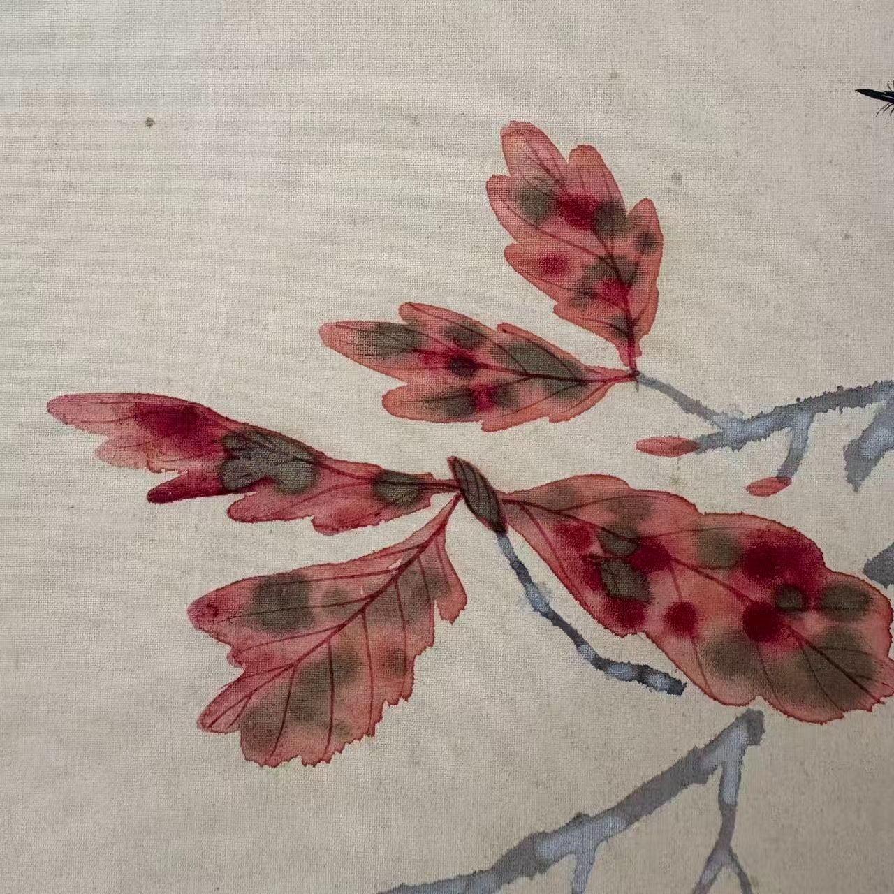 水墨画　掛軸　雀　花鳥画　共箱じゃない箱付き　古美術品 2025年最新】Yahoo!オークション -掛け軸 雀(書)の中古品・新品