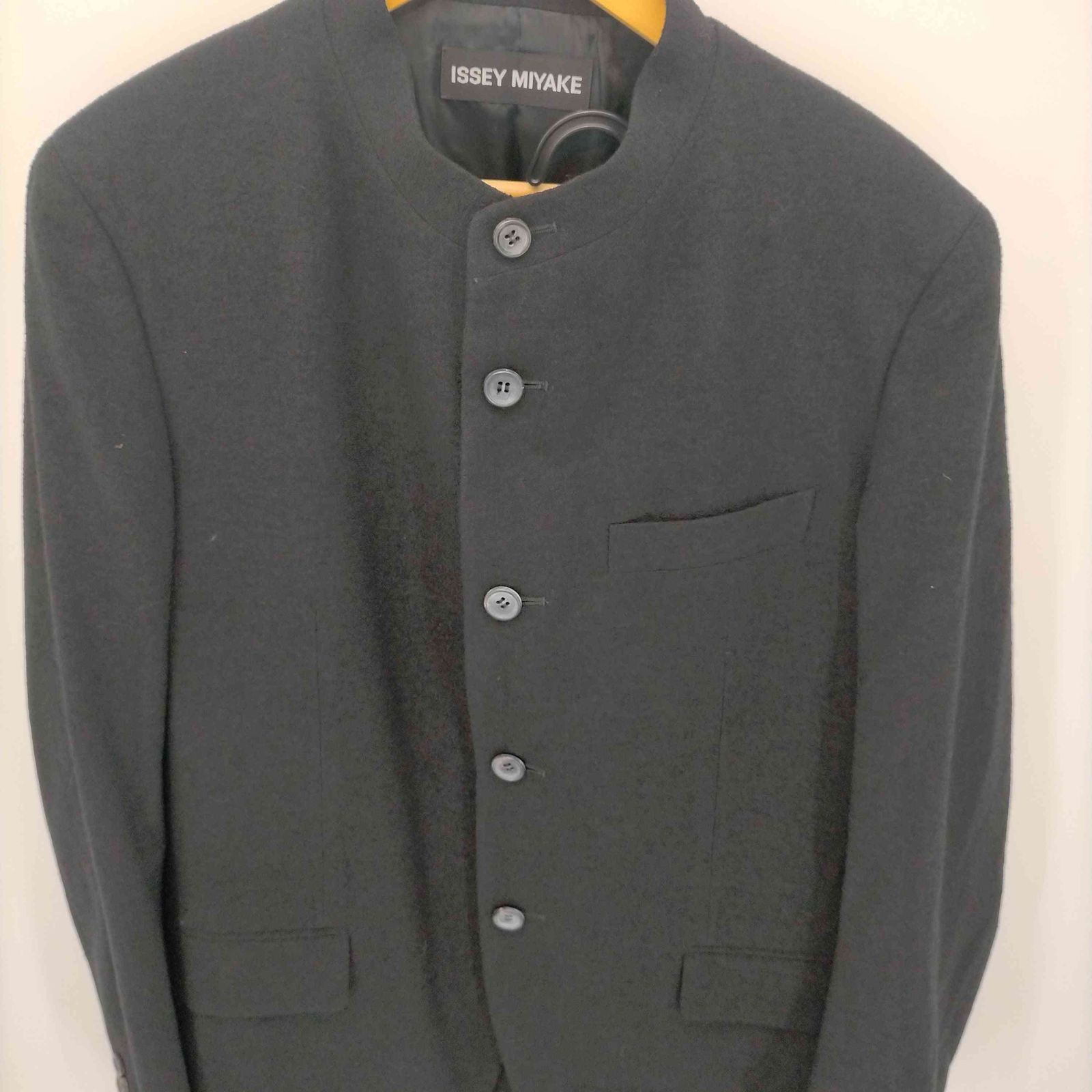 ISSEY MIYAKE MEN セットアップ コーデュロイ マオカラー 黒 ISSEY