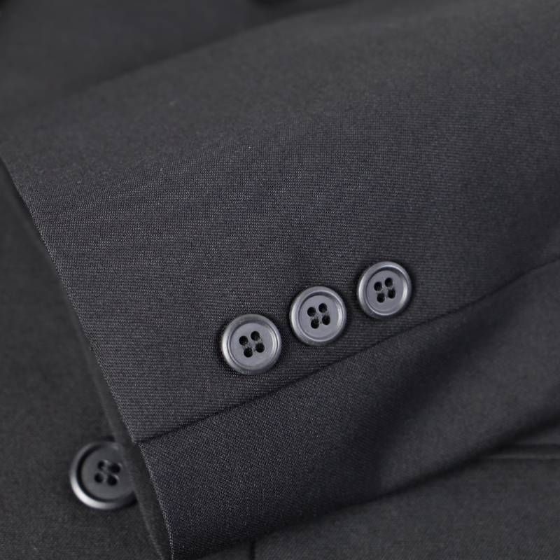 SPEZZATO MACKENZIE オンワード 礼服 ダブル スーツ 喪服 フォーマル ブラックスーツ A4 -784 KANDAIZUMI_COM