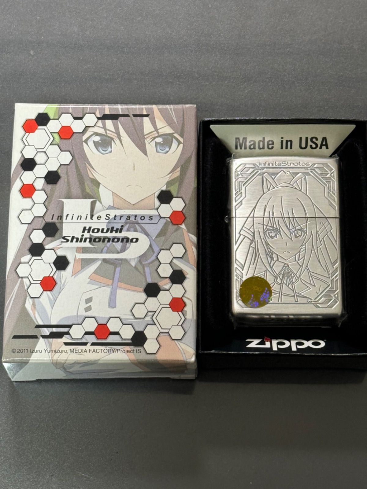 zippo インフィニット ストラトス IS 篠ノ之箒 2011年製 Infinite 