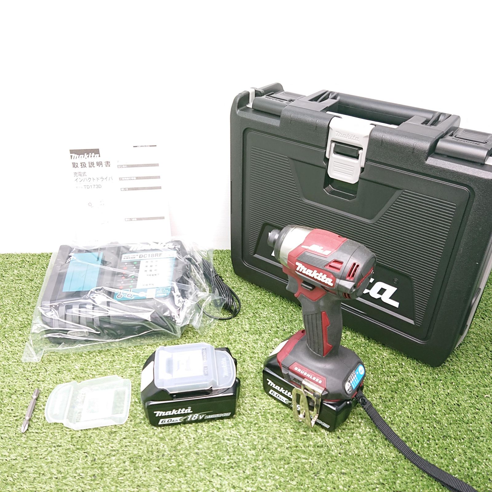 マキタ TD173DGXAR 充電式インパクトドライバ 18V フルセット レッド 色 3942