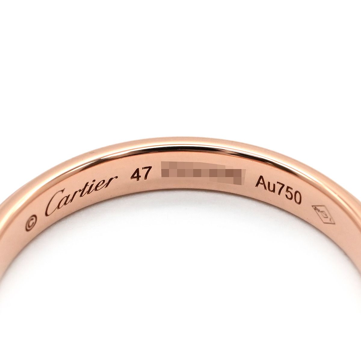 カルティエ Cartier リング 指輪 ダムール ペアリング Pt950 K18PG  