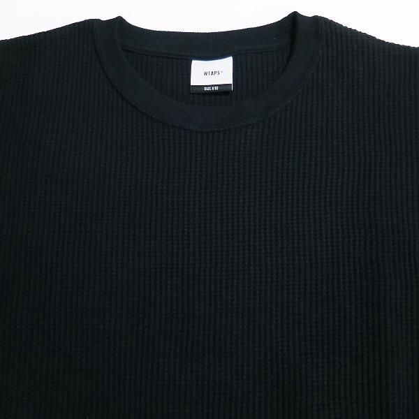 WTAPS ダブルタップス 23AW WAFFLE 01/LS/COTTON.SIGN 232ATDT-CSM17