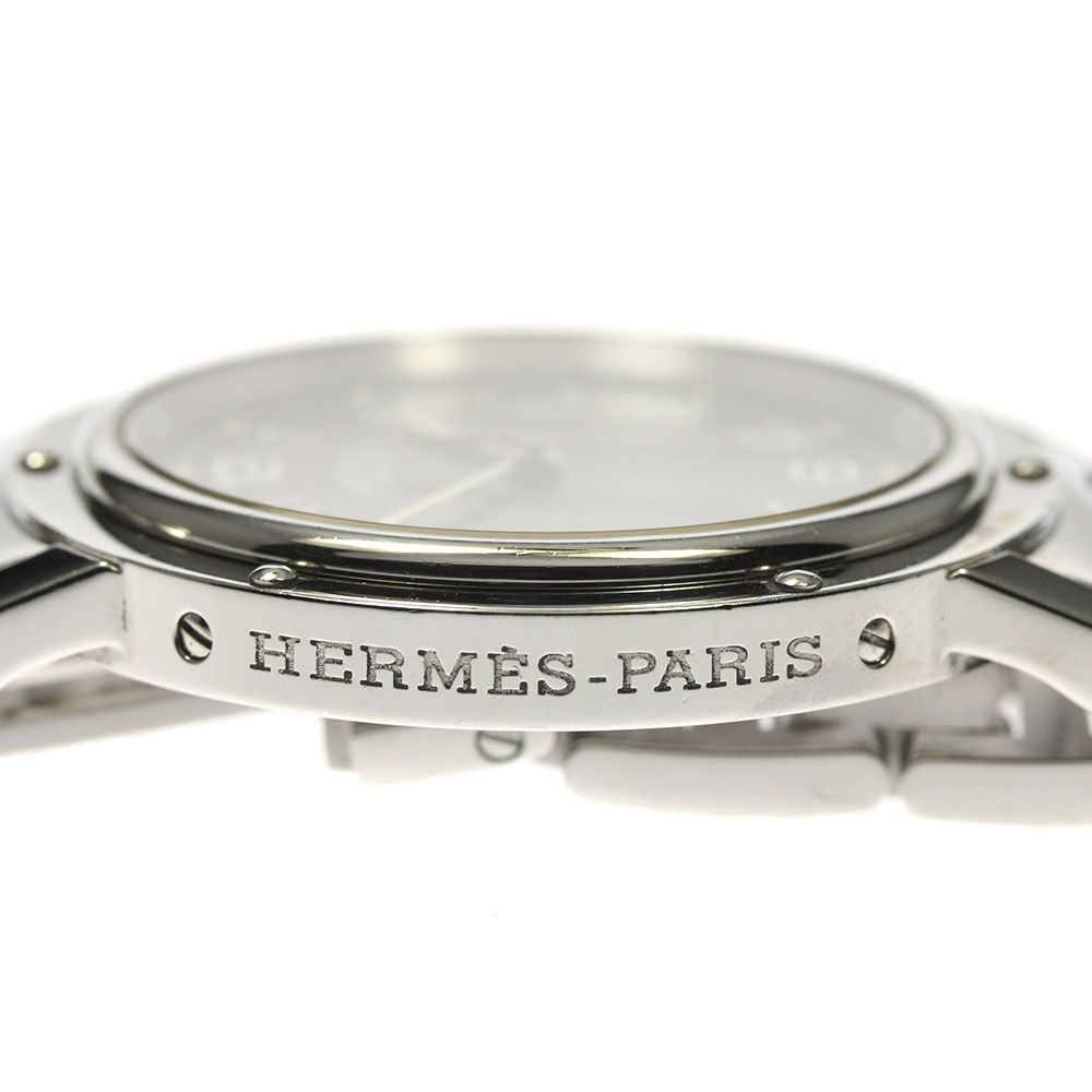 エルメス HERMES CL6.710 クリッパー デイト クォーツ メンズ_802192