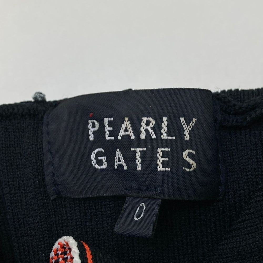 サイズ：0 PEARLY GATES パーリーゲイツ 2024年モデル 長袖ニットワンピース  ブラック系 [240101499042] ゴルフウェア レディース ストスト サイズ：0 PEARLY GATES パーリーゲイツ 2024年モデル 長袖