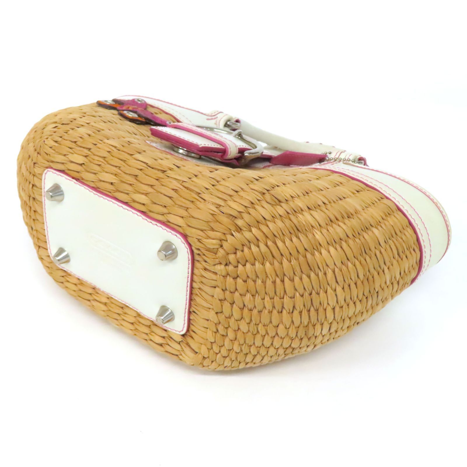 OG25017 美品 COACH コーチ バタフライストローバッグ