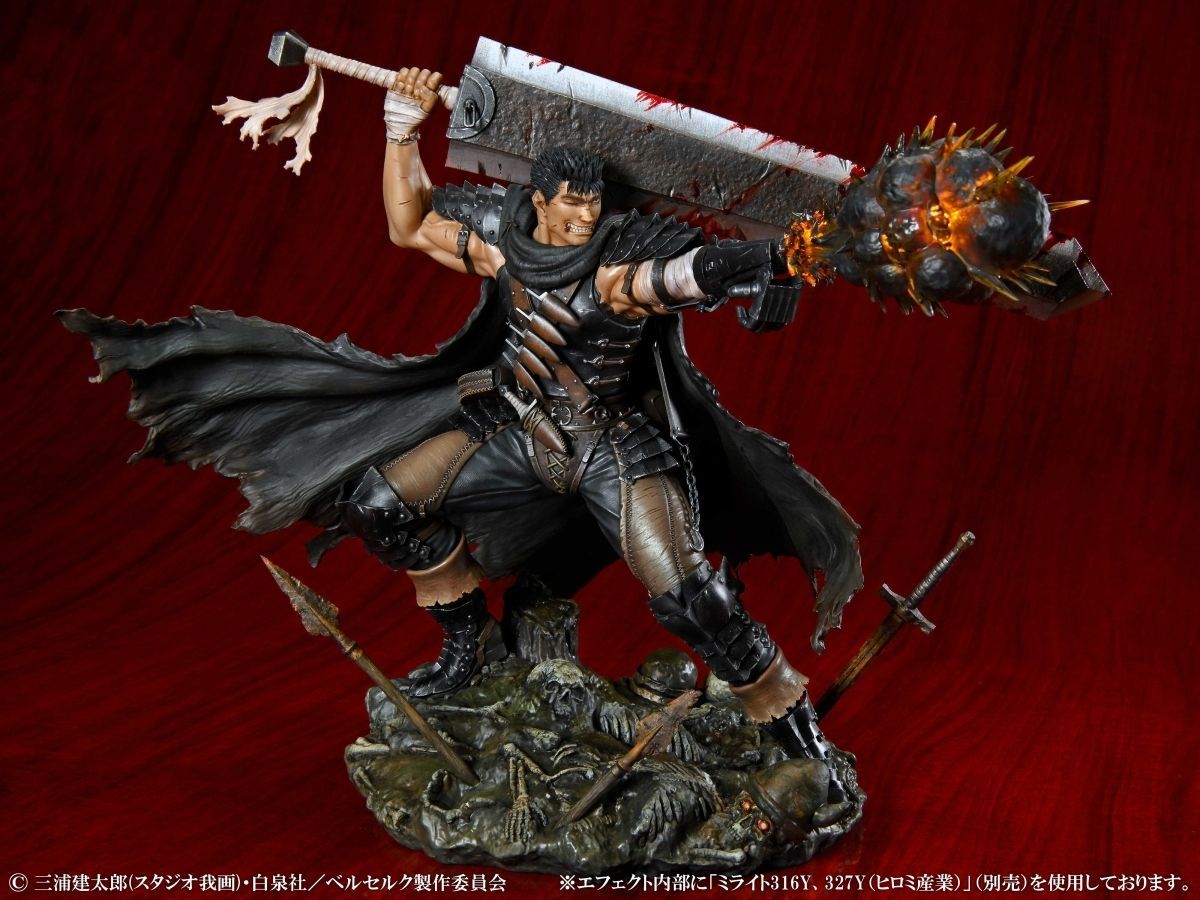 【新品・未開封】TVアニメ「ベルセルク」ガッツ 黒い剣士Ver. 彩色済完成品 フィギュア LIDENFILMS GEMBA (#DAZYF)