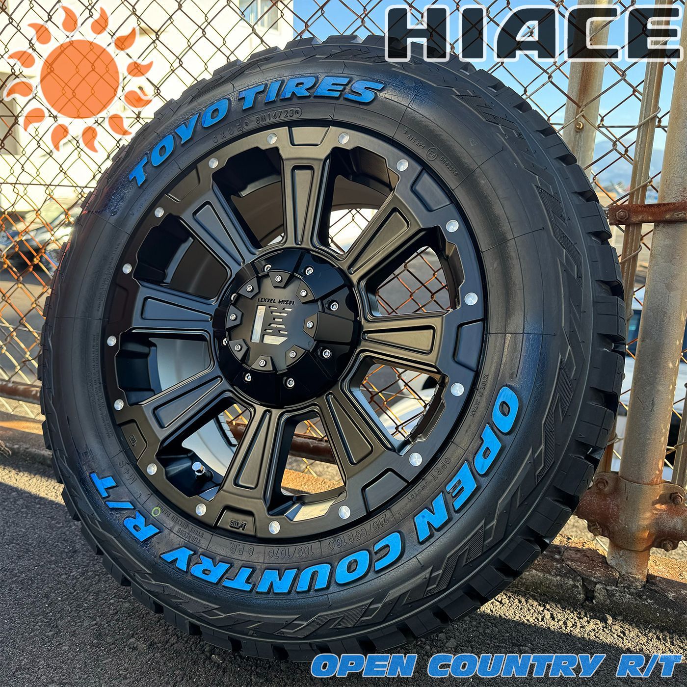 ハイエース 200系 タイヤ ホイール セット トーヨー オープン 