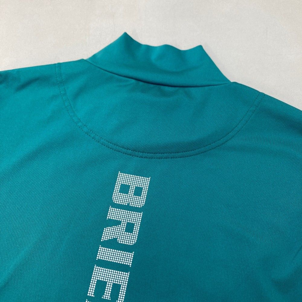 サイズ：M BRIEFING GOLF ブリーフィング  ハイネック長袖Tシャツ  グリーン系 [240101471813] ゴルフウェア メンズ ストスト サイズ：M BRIEFING GOLF ブリーフィング ハイネック長袖Tシャツ
