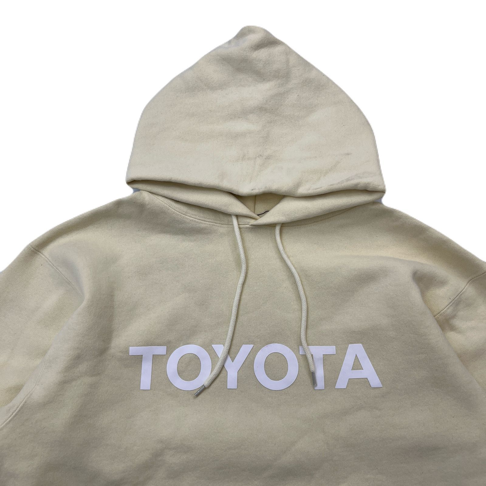 YEN TOWN MARKET パーカー 厚手 メンズ イエロー TOYOTA トヨタ ロゴ 