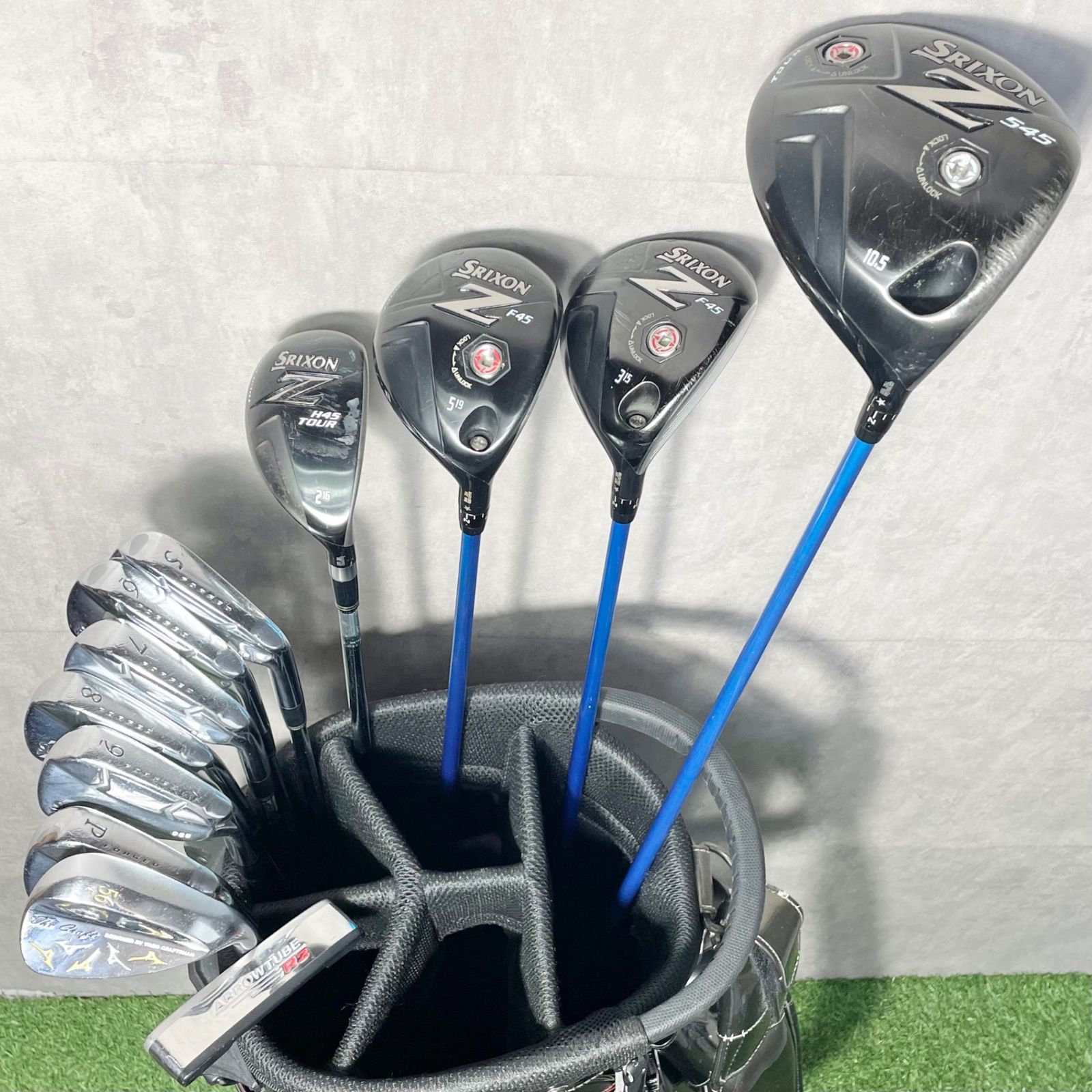 スリクソン Z525 メンズゴルフセット キャディバッグ付き 右利き S SRIXON Z545 Z925 ゴルフクラブセット メンズ S 12本 右 DUNLOP