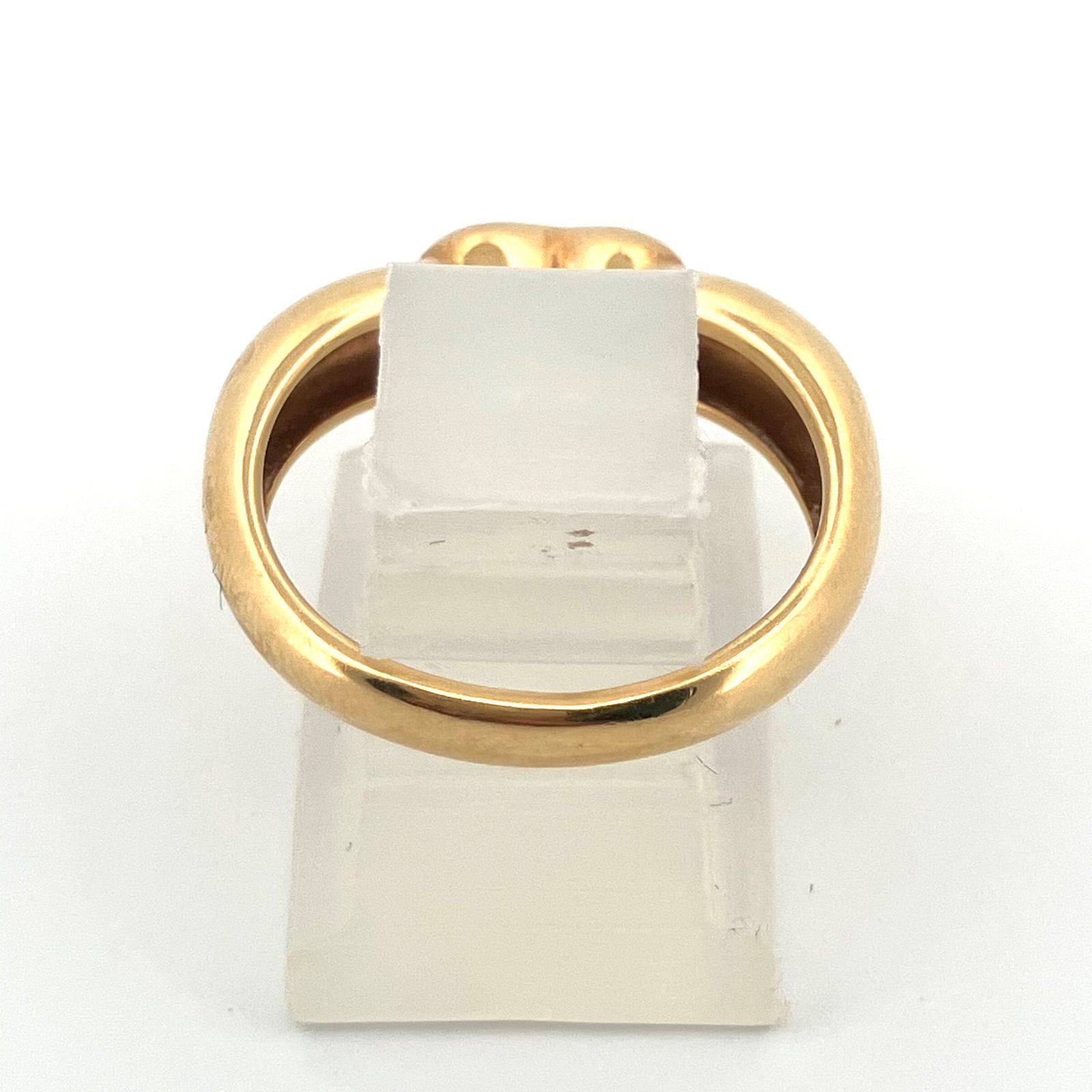 ！新品同然！　ティファニー　リング　925 750 ハート　ゴールド ティファニー Tiffany & Co. ハートリング シルバー 925