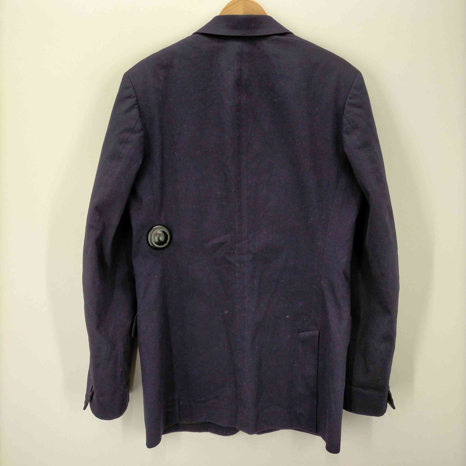 Yohji Yamamoto Pour Homme 12SS 天竺裁ち切りノーカラーカットソー 