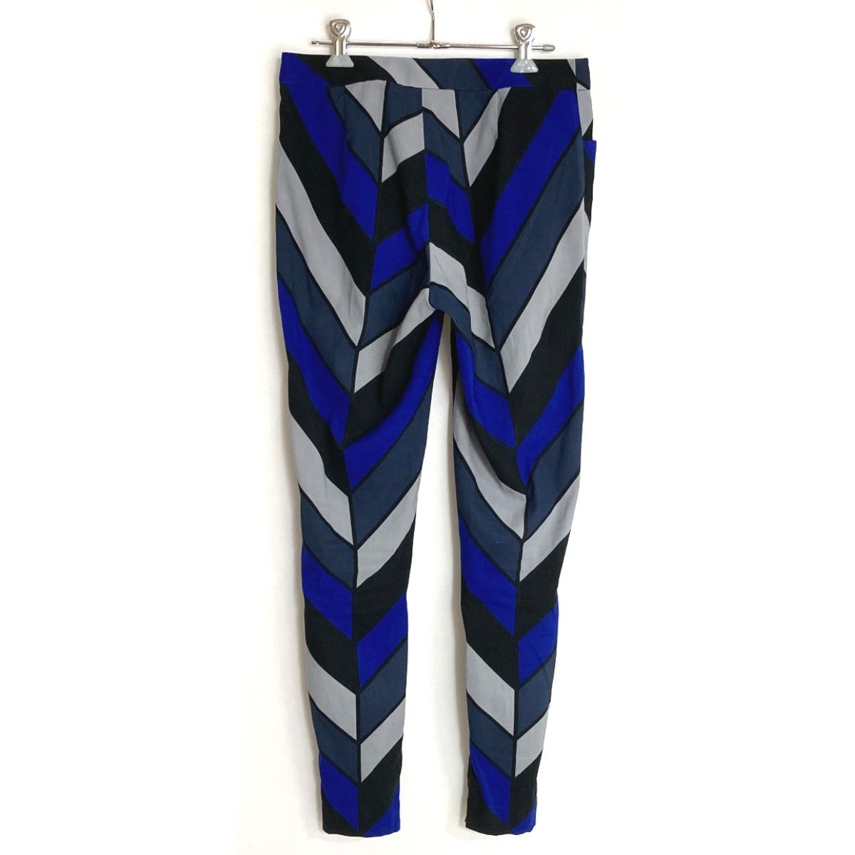 ISSEY MIYAKE イッセイミヤケ パンツ IM54FF519 ブルー×グレー サイズ 