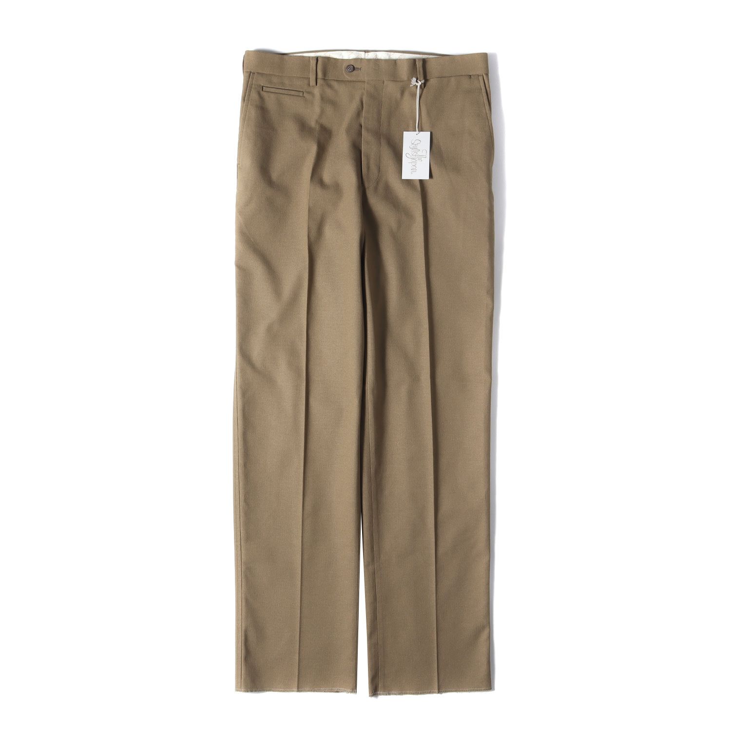 新品 The Stylist Japan スタイリストジャパン パンツ サイズ:XXL ストレッチ ホップサック スリムフィット スラックスパンツ HOPSACK PANTS SLIM FIT ベージュ ボトムス ズボン【メンズ】