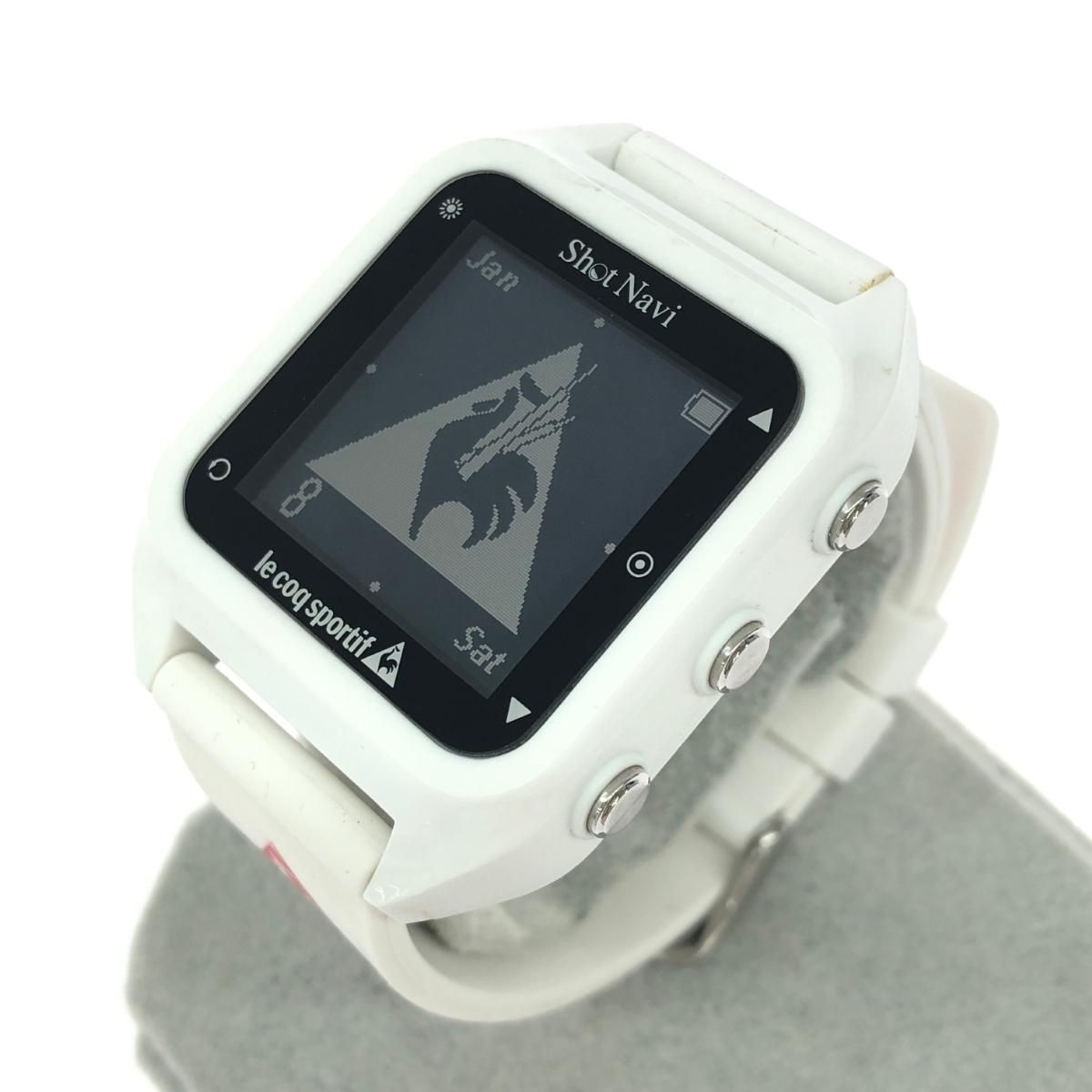 le coq sportif×Shot Navi コラボ hug 腕時計型 ゴルフ用GPSナビ