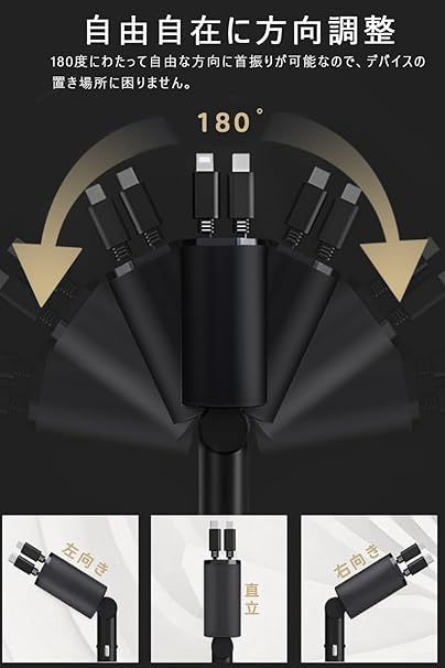 【在庫処分】Beautytrees 車 シガーソケット 充電器 USB 巻き取り式ケーブル2本 Type-C100W Lightning20W急速 カーチャージャー 対応iphone16/iPhone 15/14/13/12， Galaxy S22/S