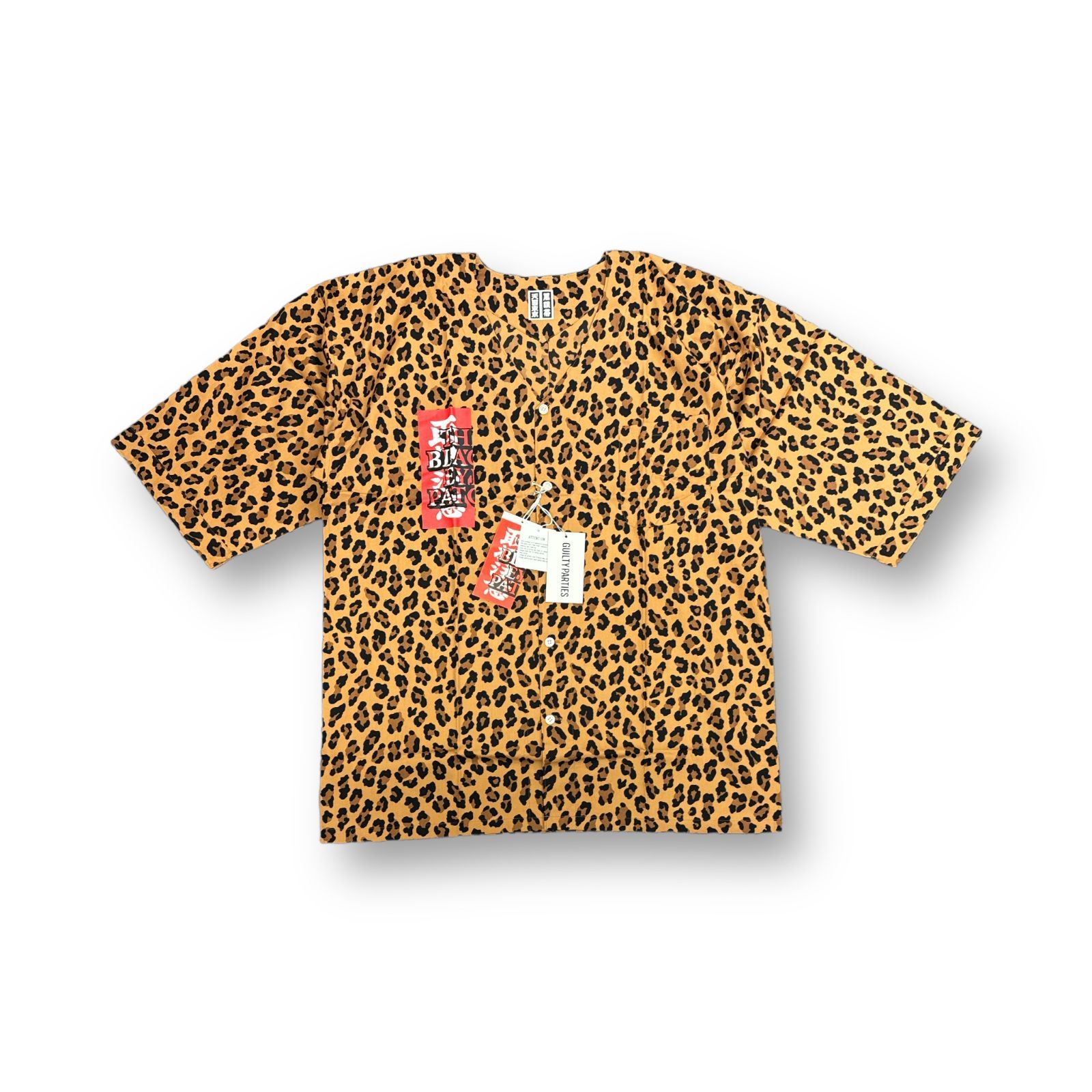 定価39600円 BlackEyePatch WACKO MARIA LEOPARD DABO SHIRT BEP