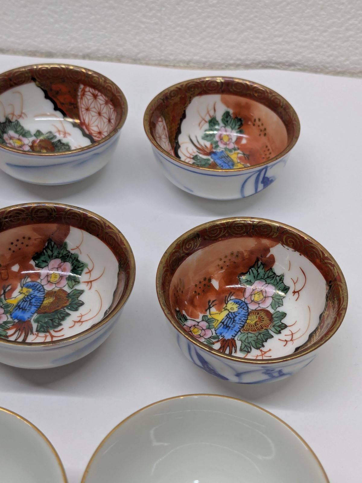 九谷焼 酒盃 6個 九谷焼 盃5個セット☆ 九谷焼 盃 5個セット 時代