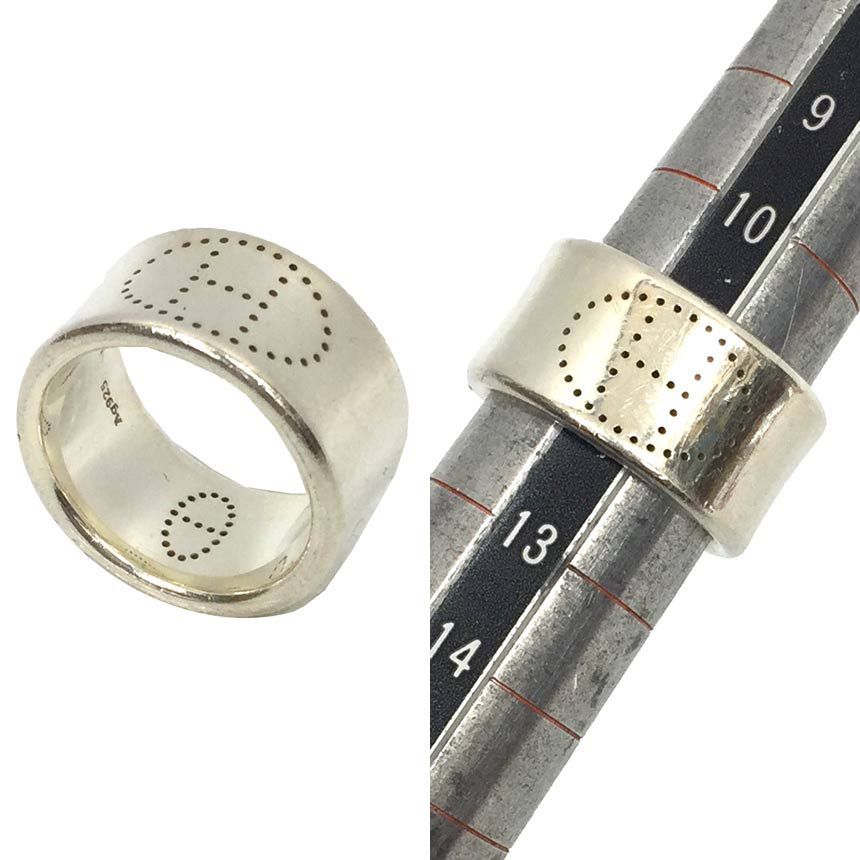 エルメス エブリンリング エクリプス・リュバンGM 指輪 シルバー