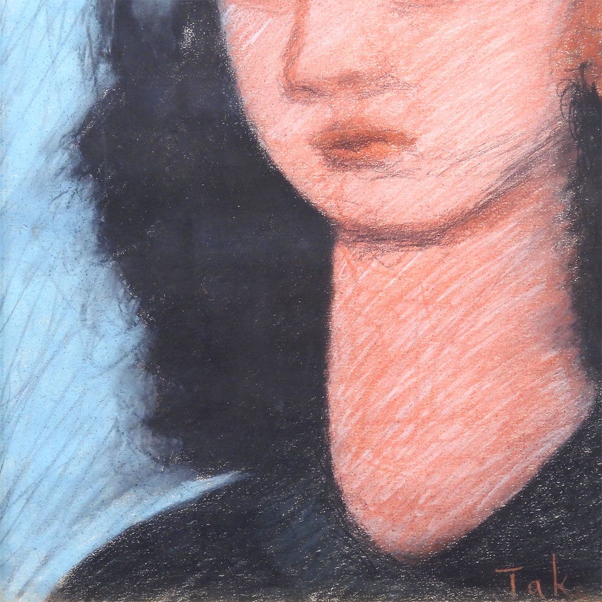 林武 少女 紙にパステル4号 人物画 鑑定書付 女性像 美人画 文化勲章 日本芸術院賞 原画 絵画 真作保証 げ交渉 WWW_NOITHATQUANGTHANH_NET