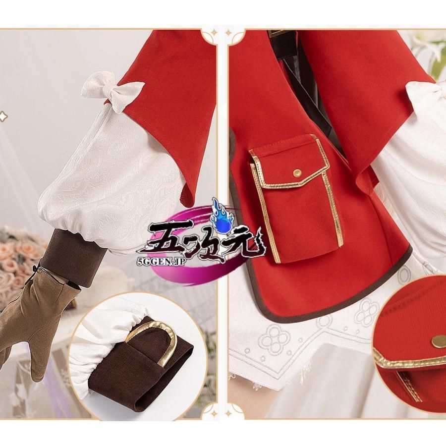 高品質！ 猫屋小舗 原神 コスプレ クレー リニューアルVer 衣装 ウィッグ 靴 追加可 BJ0923ML04 ハロウィン