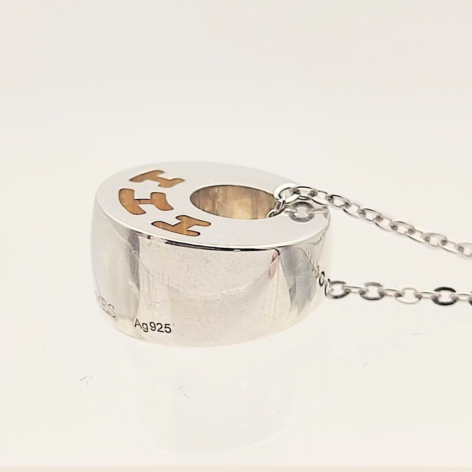 美品】HERMES エルメス クラルテ サークル ネックレス シルバー