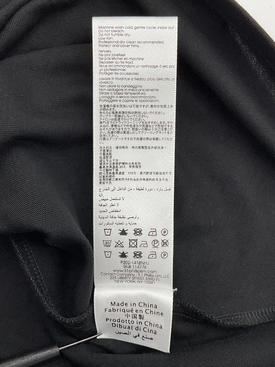 未使用 3.1 Phillip Lim　3.1フィリップリム S ブラック ショルダーギャザーリングトップス 未使用 3.1 Phillip Lim 3.1フィリップリム S ブラック