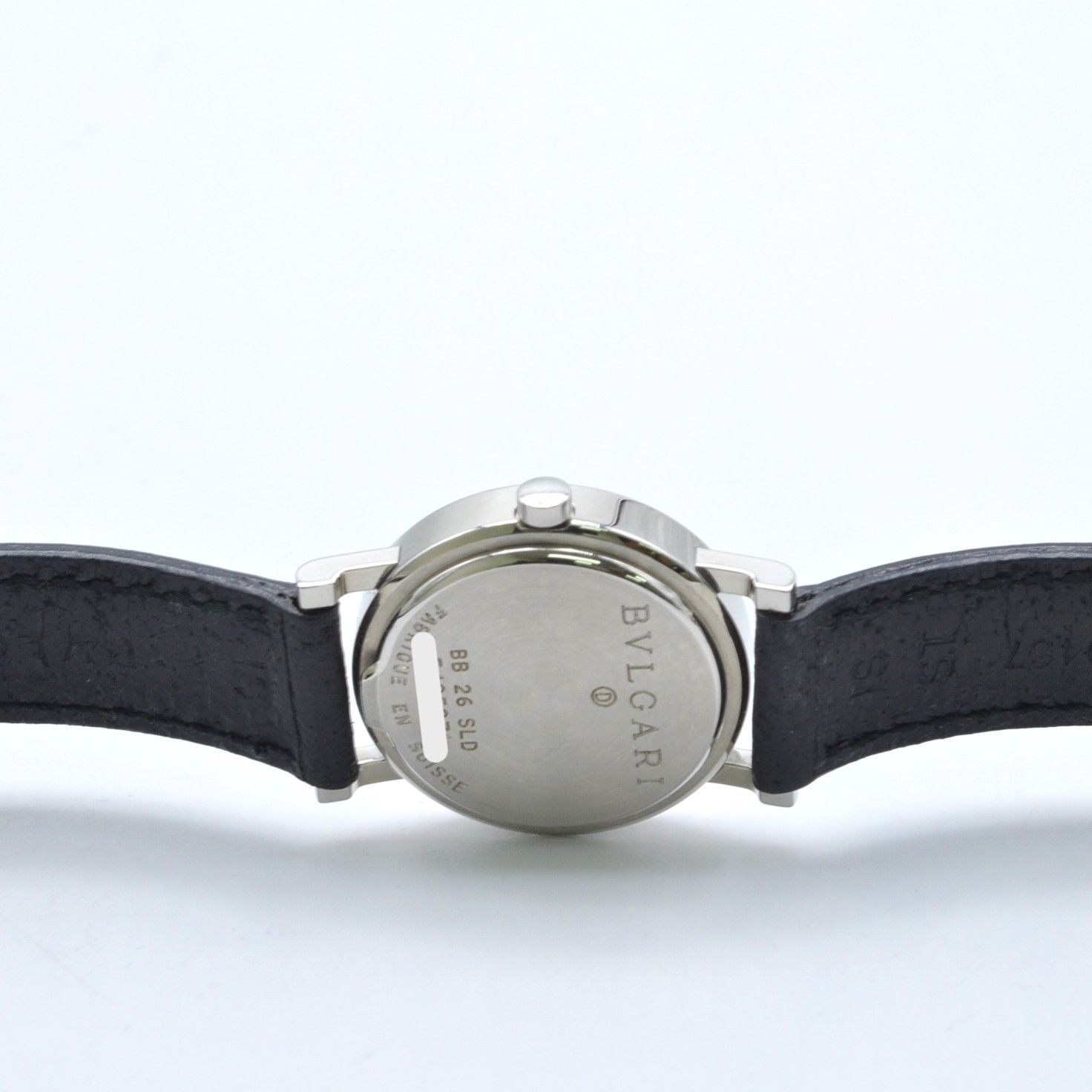 BVLGARI ブルガリ ブルガリブルガリ 4Pダイヤ 黒文字盤 レディース